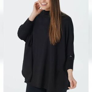 Zuda Mock Neck Dolman Pullover Size XXS